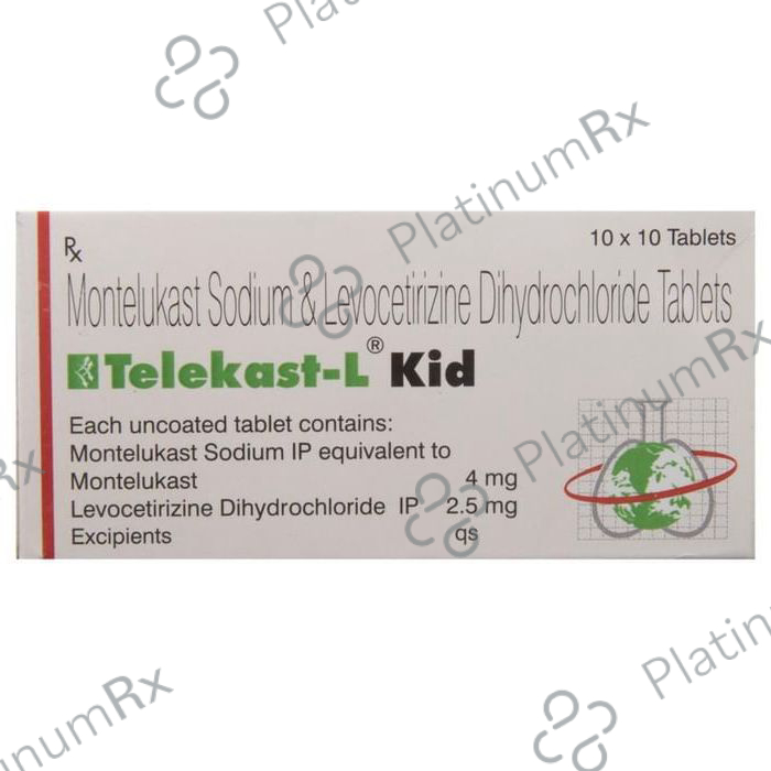 Telekast L Kid 2.5/4mg Tablet 10s