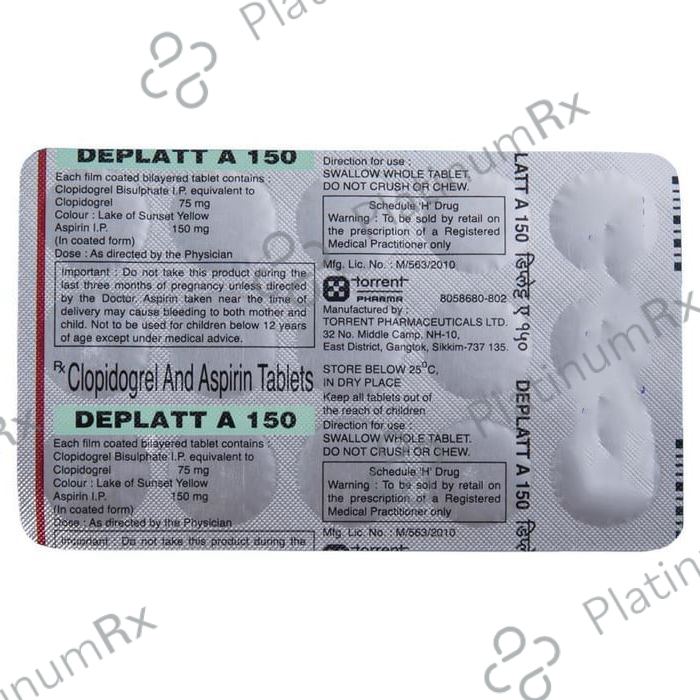 Deplatt A 150/75mg Tablet 15s
