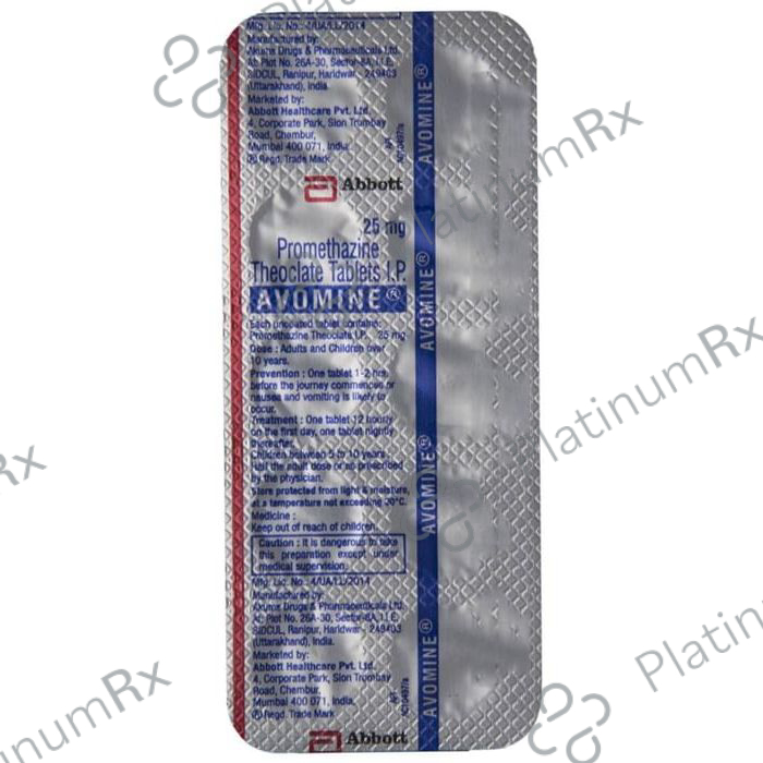 Avomine Tablet 10s