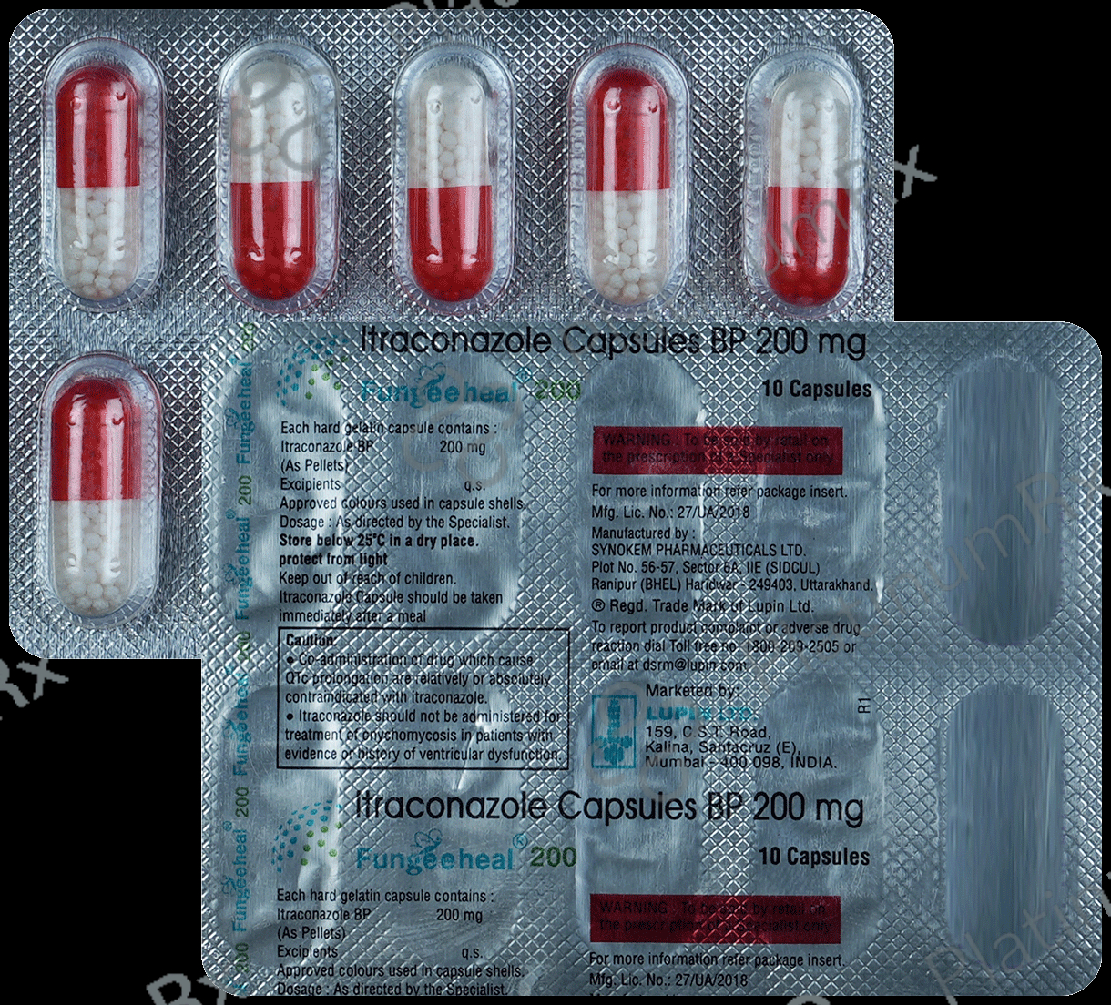Fungeeheal 200mg Capsule 10s
