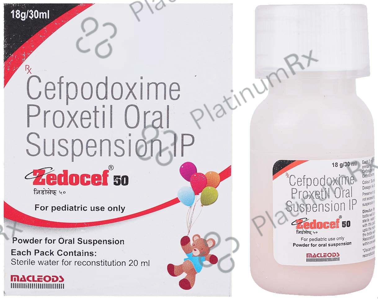 Zedocef 100mg Oral Suspension 30ml