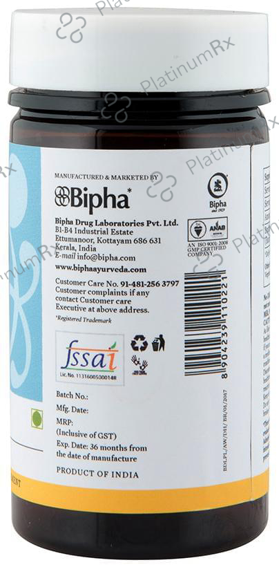 Bipha Ayurveda Herbionics Brahmi 250mg Capsule