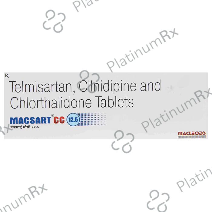 Macsart CC 12.5/10/40mg Tablet 10s