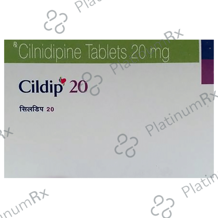 Cildip 20mg Tablet 10s