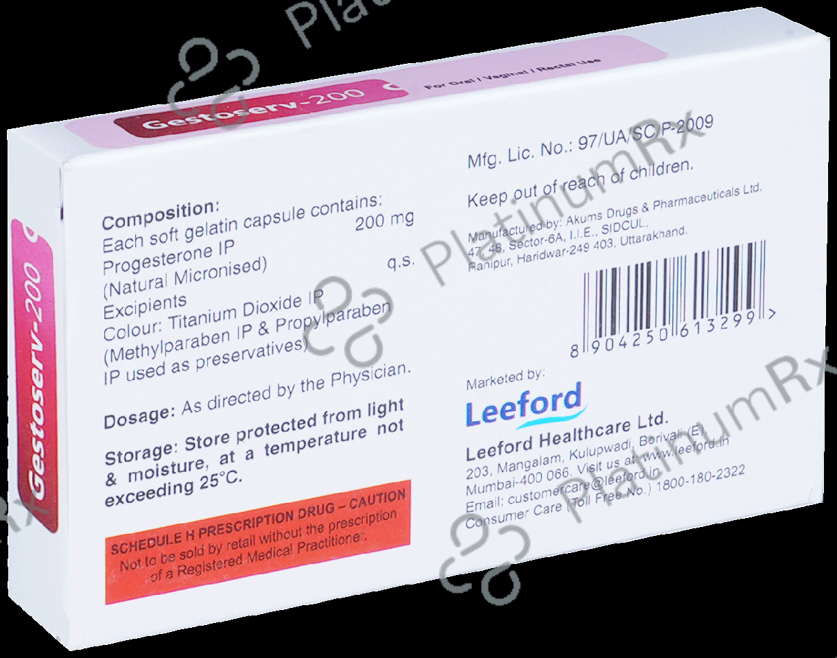 Gestoserv 200mg Tablet
