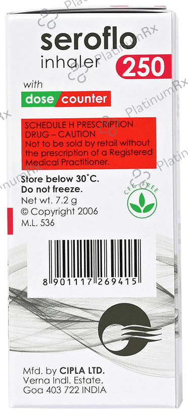 Seroflo 250/25mcg 120MDI Inhaler
