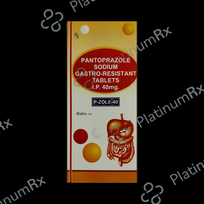 P Zole 40mg Tablet 10 Tablet D D Pharma