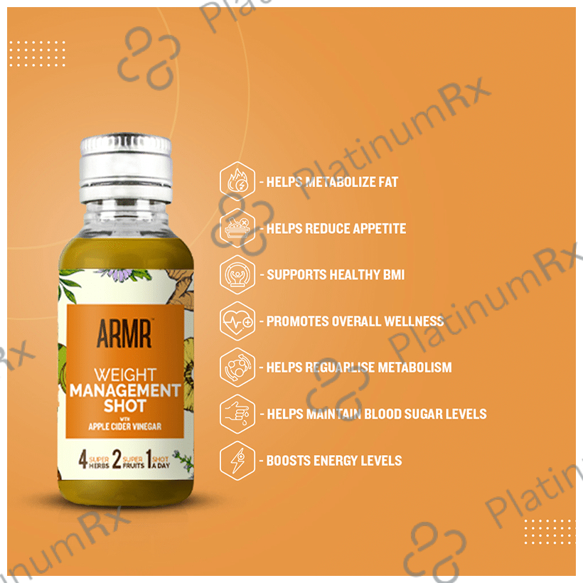 ARMR Weight Management Shot (10 Each) Pineapple 1 Bottle