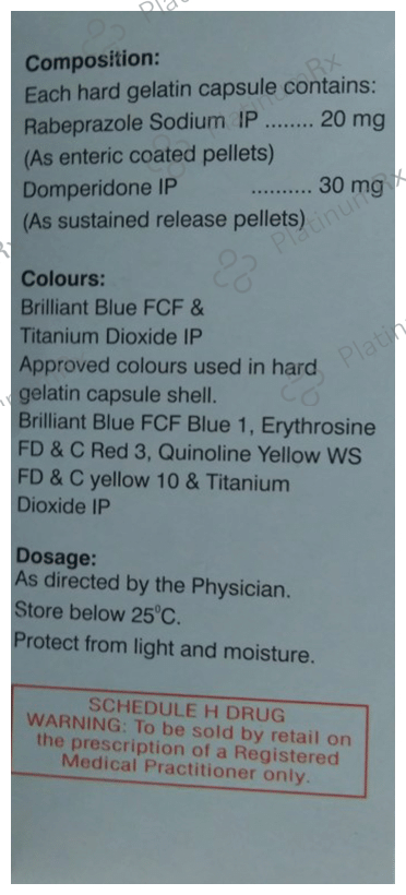 RabiPlus D 30/20mg Capsule PR 15s