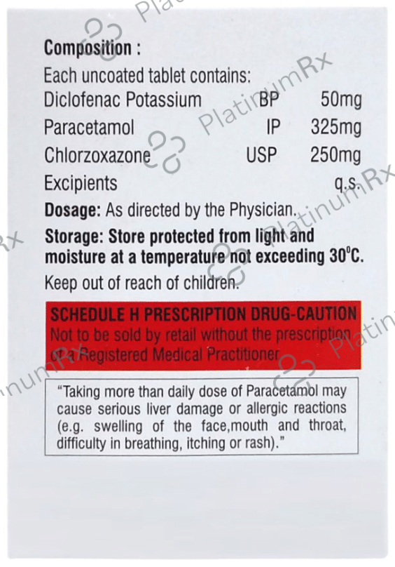 Dicovax MR 250mg/50mg/325mg Tablet