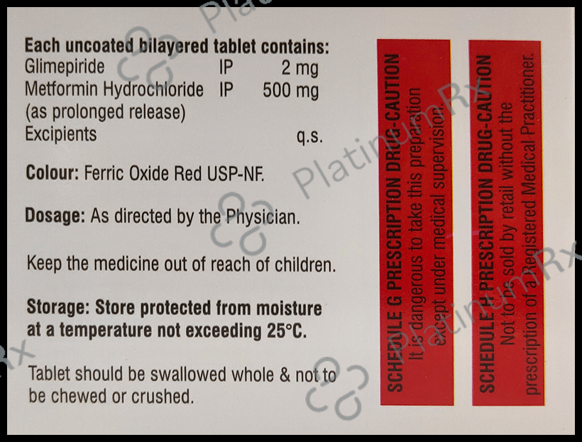 Metafin-G 2 Tablet PR