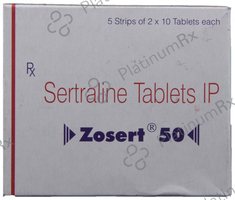 Zosert 50mg Tablet 10s