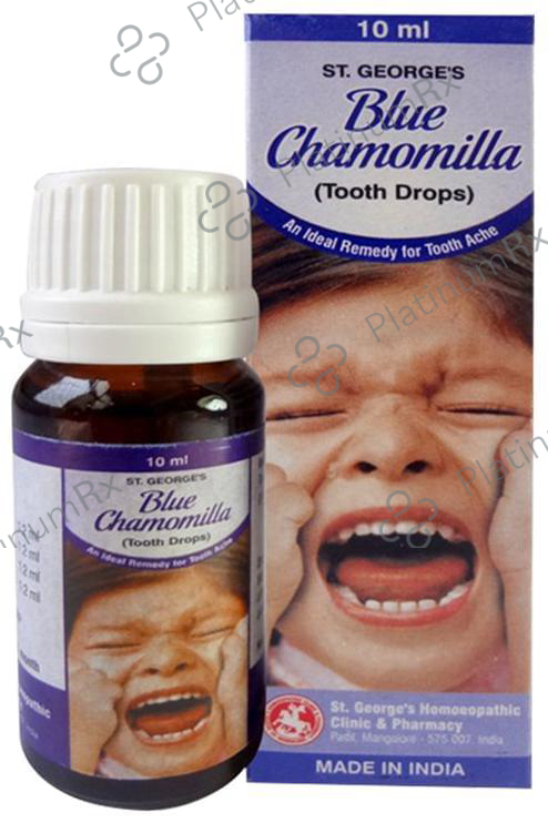 St. George’s Blue Chamomilla Tooth Drop