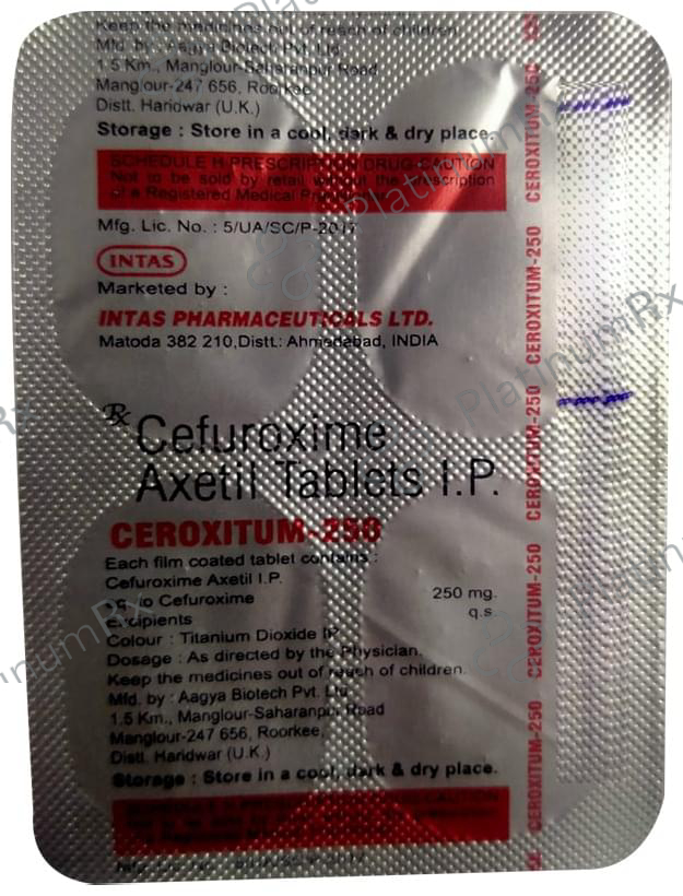 Ceroxitum 250mg Tablet