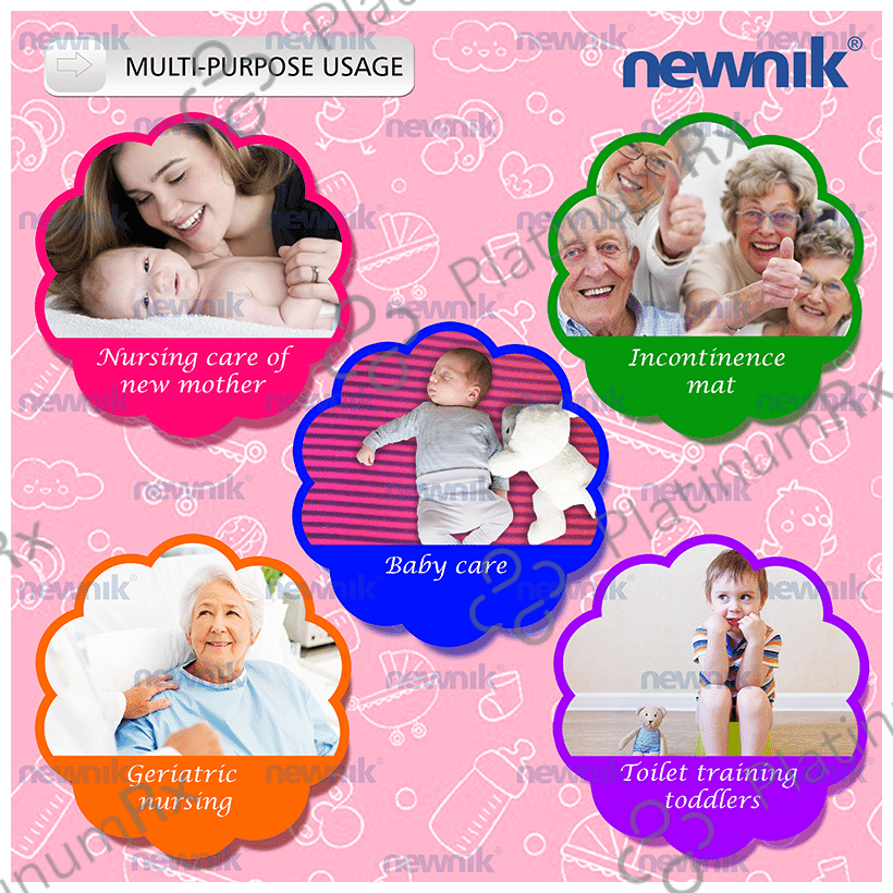 Newnik Cozymat Stripy Soft (Broad Stripes) (Size: 70cm X 100cm) Medium Ruby