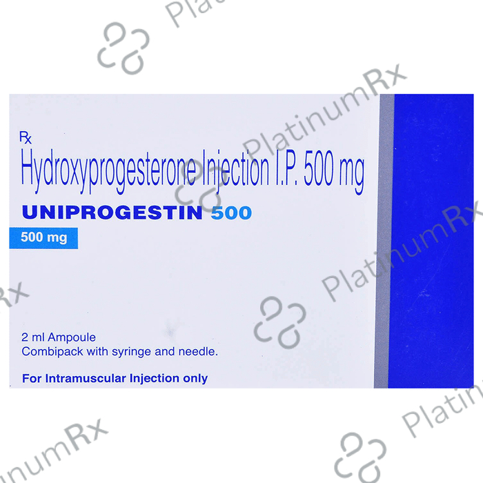 Uniprogestin 500mg Injection 2ml