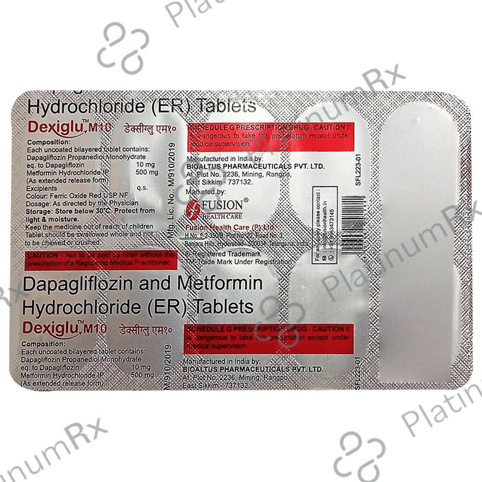 Dexiglu M 10 Tablet ER