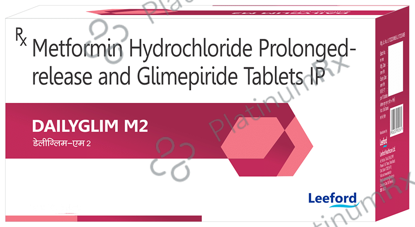 Dailyglim M2 2/500mg Tablet PR 10s
