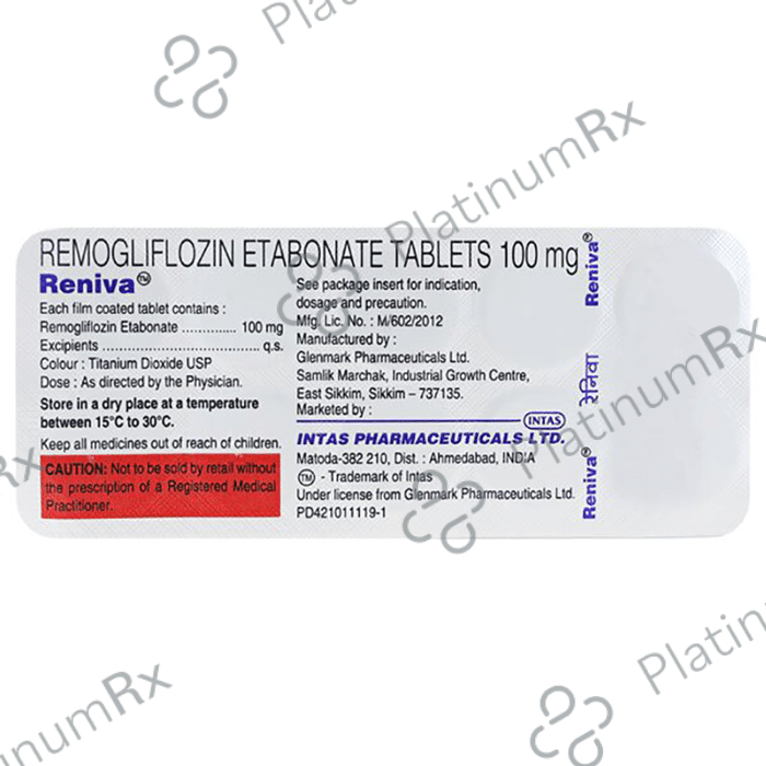 Reniva 100mg Tablet 10s