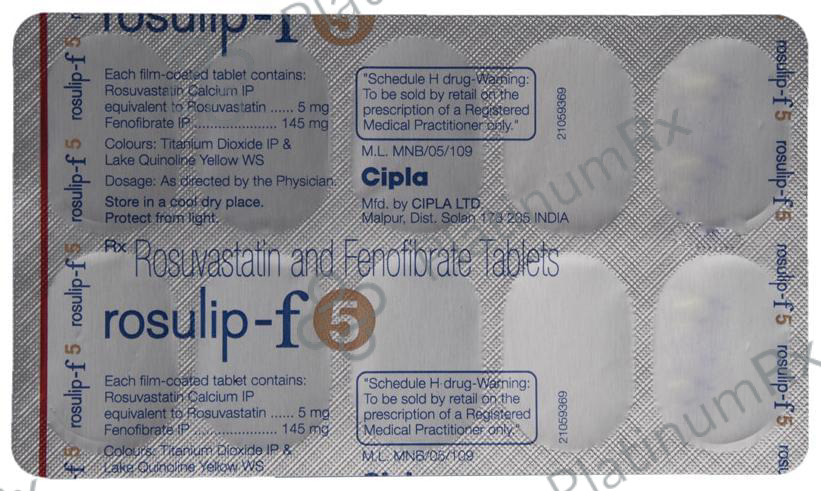 Rosulip F 145/5mg Tablet 10s