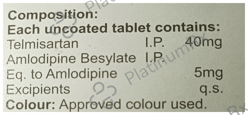 Arbitraz AM 40mg/5mg Tablet