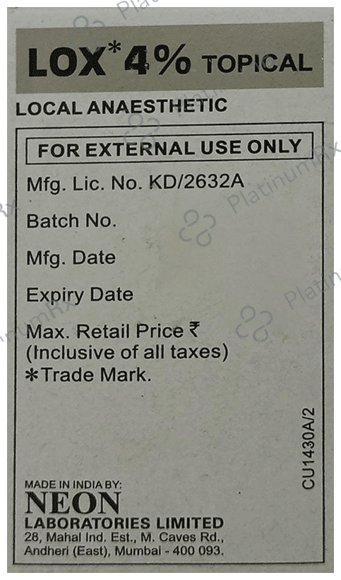 Lox 4% Injection 30ml