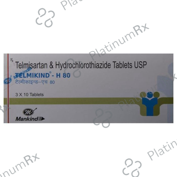 Telmikind H 12.5/80mg Tablet 10s