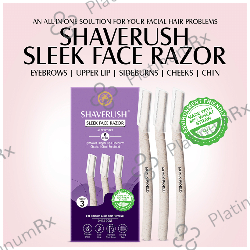 Mom & World Shaverush Sleek Face Razor