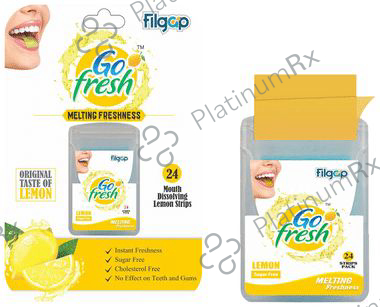 Filgap Go Fresh Mouth Dissolving Strip Lemon