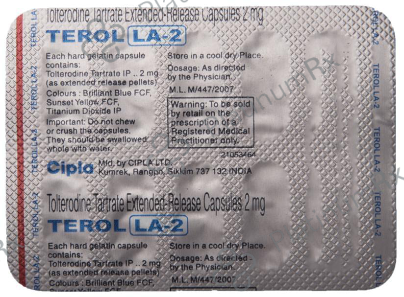Terol LA 2mg ER Capsule 10s