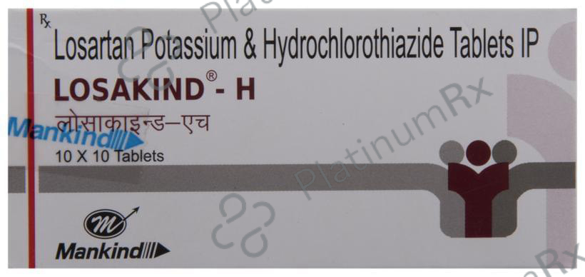 Losakind H 12.5/50mg Tablet 10s
