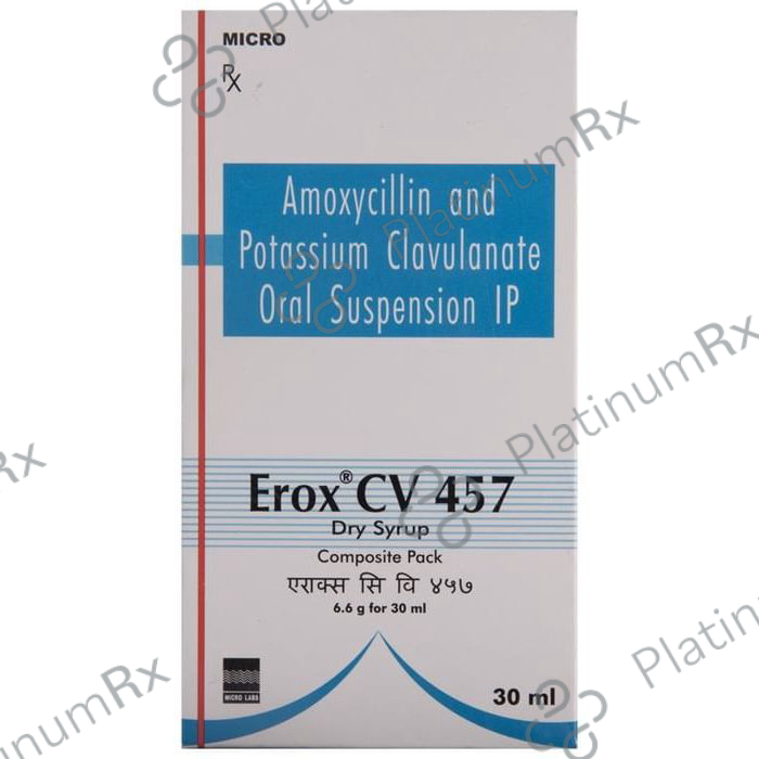 Erox CV 457mg Dry Syrup 30ml