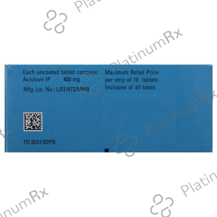 Zovirax 400mg Tablet 10s