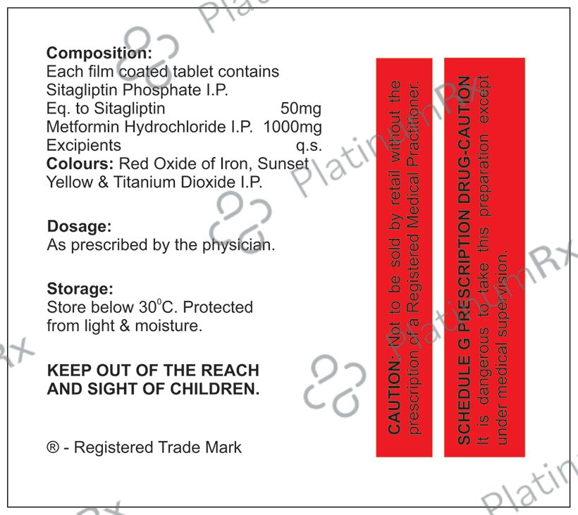 Janupil-M 50/1000mg Tablet