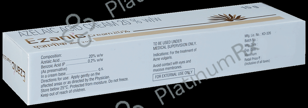 Ezanic 20% Cream 15gm