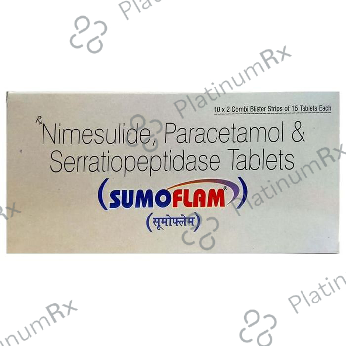 Sumoflam 100/325/15mg Tablet 15s