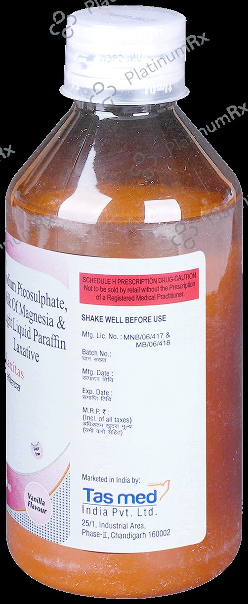 Laxitas Laxative Vanilla Sugar Free