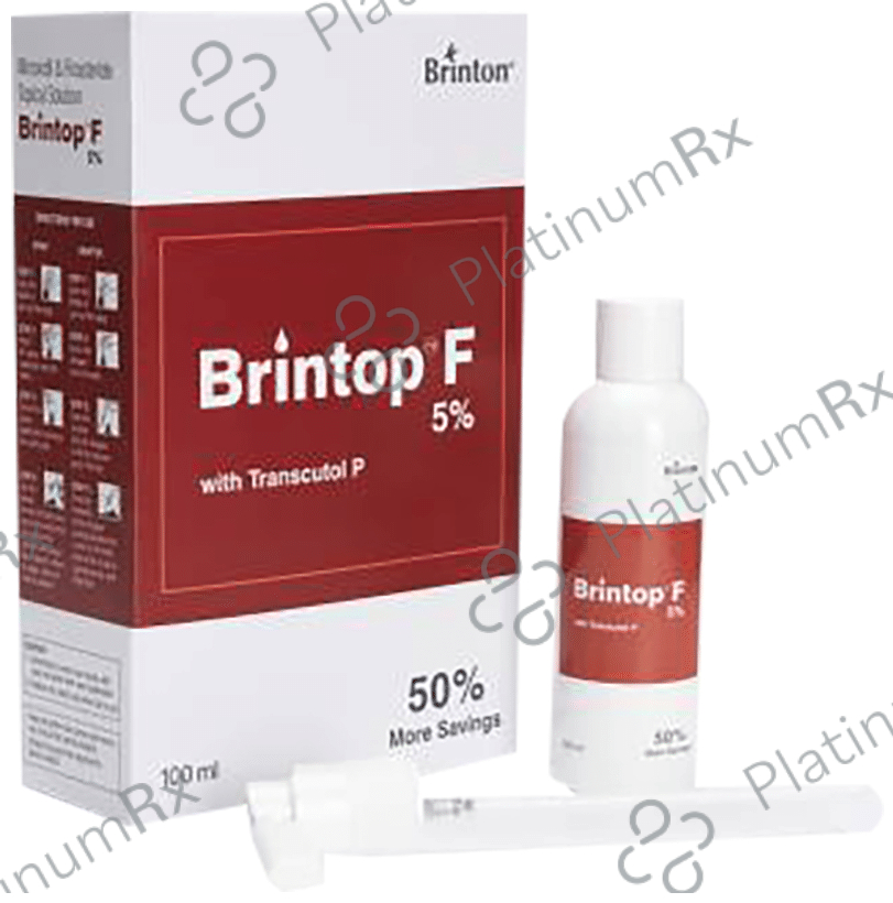 Brintop F 5% Topical Solution 100ml