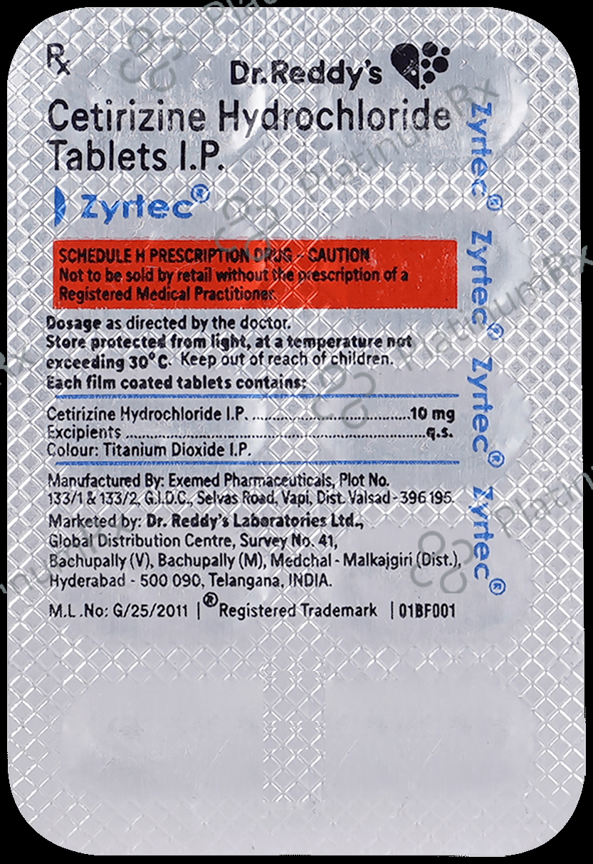 Zyrtec Tablet 10 tablets