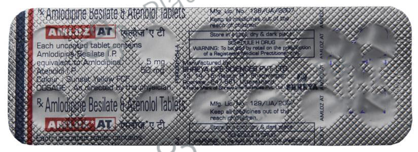 Amloz AT 5/50mg Tablet 14s
