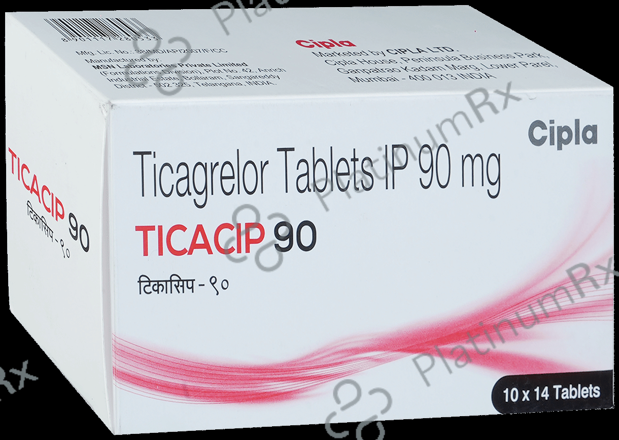 Ticacip 90mg Tablet 14s