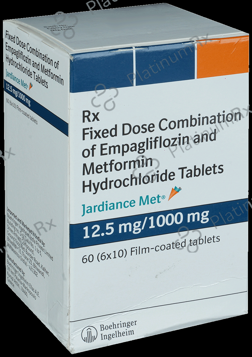 Jardiance Met 12.5/1000mg Tablet 10s