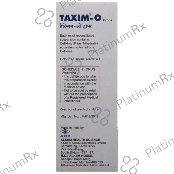 Taxim O 25mg Drops 10ml