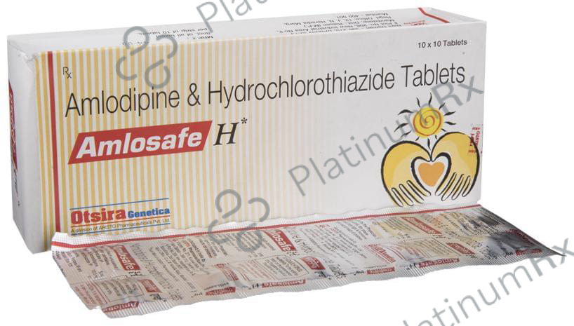 Amlosafe H 5/12.5mg Tablet 10s