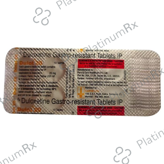 Dulot 20mg Tablet 10s