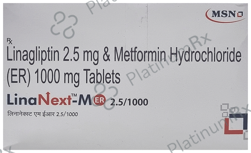 Linanext M ER 2.5/1000mg Tablet 10s