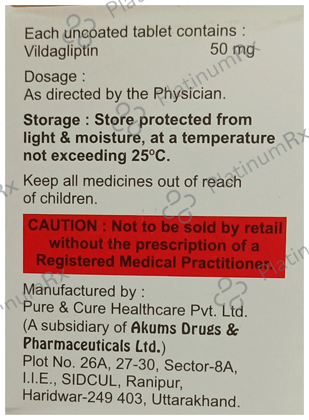 Vilmax 50mg Tablet 15s