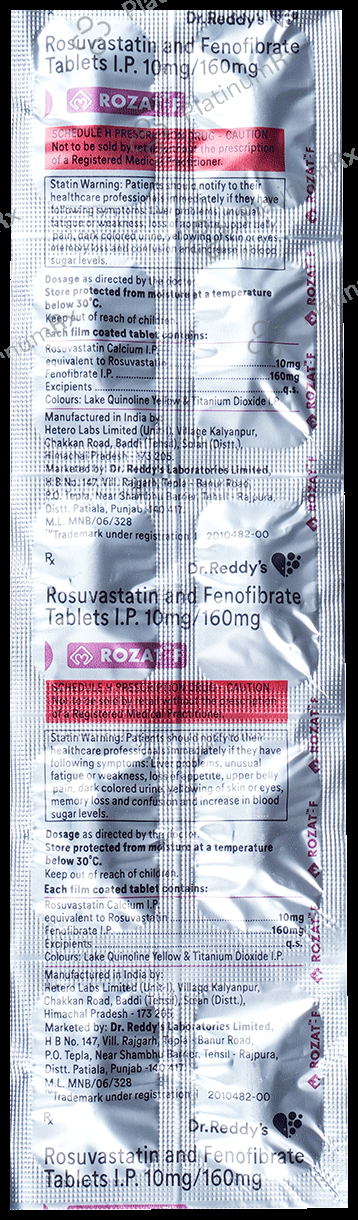Rozat F 160/10mg Tablet 10s