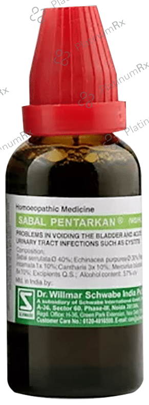 Dr Willmar Schwabe India Sabal Pentarkan Drop