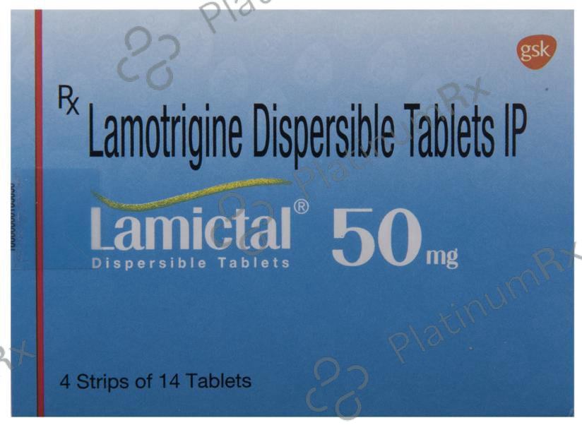 Lamictal 50mg Tablet DT